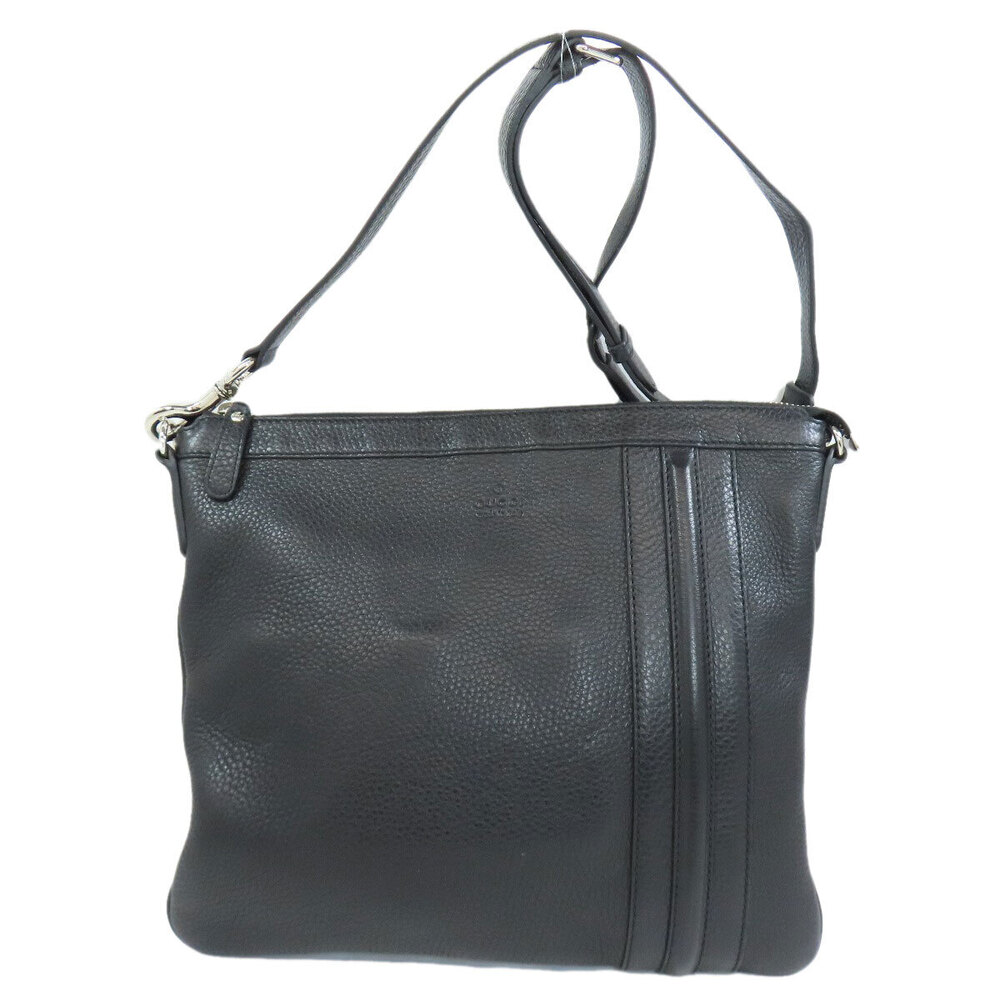 Gucci long shoulder bag crafted pebbled leather vertical stripe - Picture 11 of 11